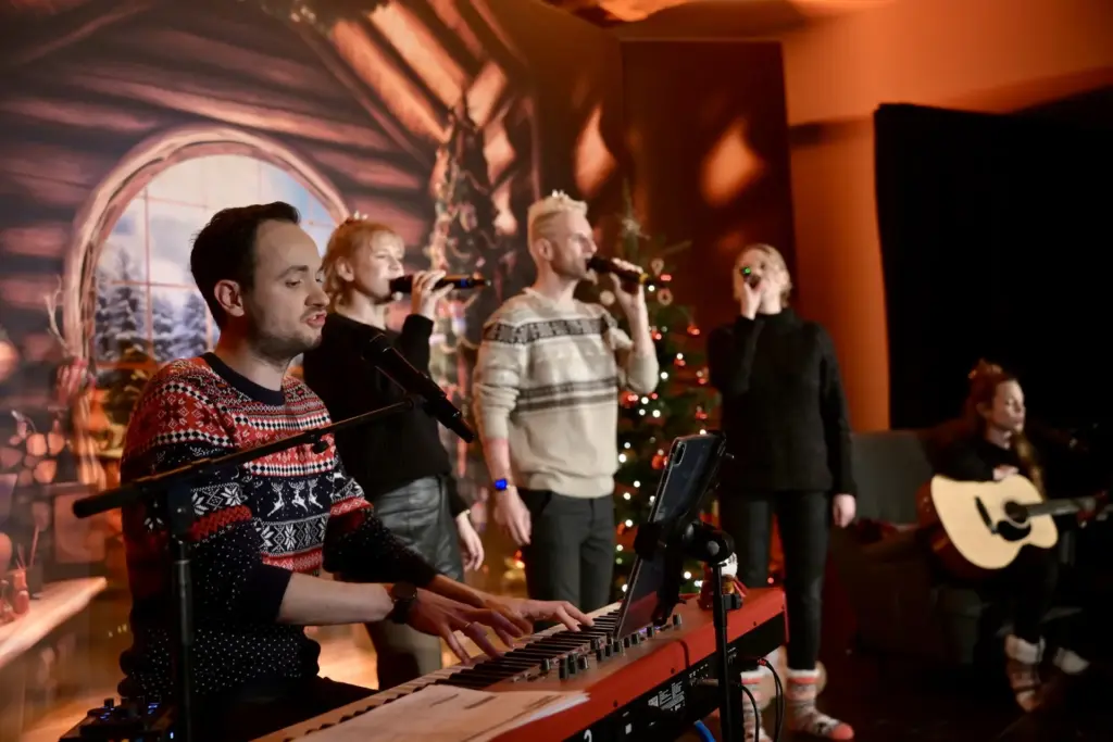 Weihnachten mit Freunden